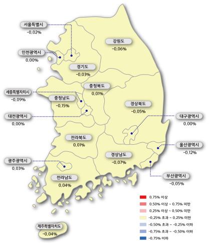 "서울 아파트 전셋값 내렸다" 3년8개월만에 첫 하락