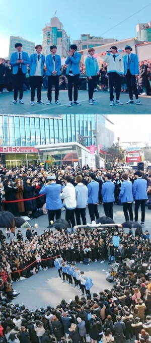 빅톤, &#39;버스킹 프로젝트&#39; 첫 번째 공연 大성공