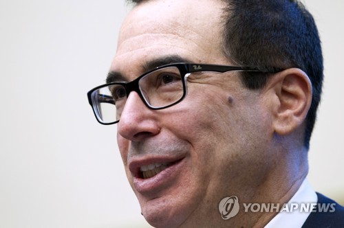 므누신 "증시, 정상적 조정… 경제 기초체력 강하다"
