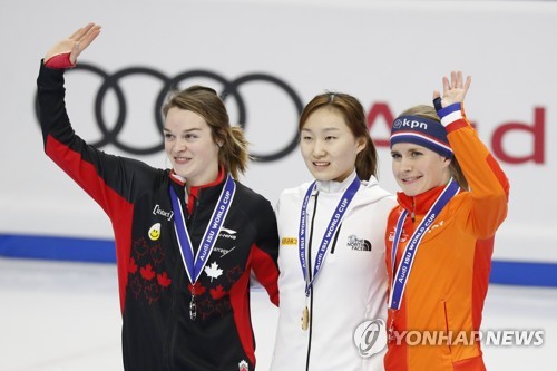 '한국메달 싹쓸이' 위협하는 캐나다 킴 부탱… "즐기고 배우는게 우선"