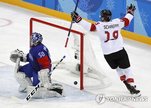 백지선호, 스위스 '스피드'에 속수무책…0-8 대패