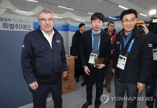 바흐 IOC 위원장 "개회식·단일팀, 평창 출발이 아주 좋다"