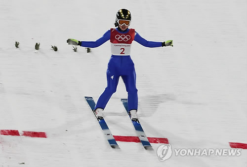 한국 첫 여자 스키점프 대표 박규림, 본선 최하위로 탈락