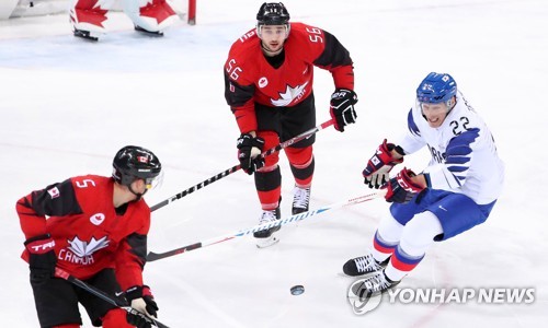 백지선호, 캐나다에 0-4패… 핀란드와 8강 PO