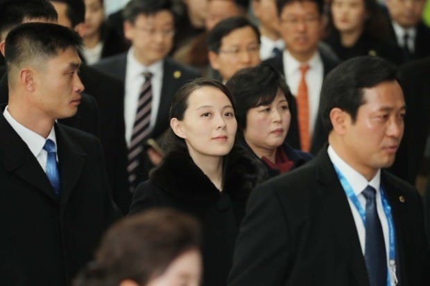 9일 김여정 노동당 중앙위 제1부부장이 KTX 인천공항1터미널역으로 이동하고 있다. / 사진=연합뉴스