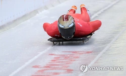 '스켈레톤 천재' 윤성빈 자신감 "내일 굳이 연습 안 해"