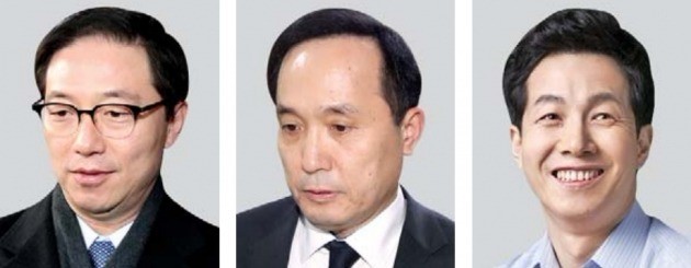 천해성 통일부 장관(왼쪽부터), 김상균 국정원 2차장, 윤건영 전 국정상황실장.
