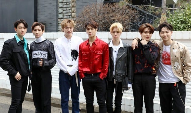 갓세븐 멤버 (왼쪽부터) 진영, 뱀뱀, 유겸, 잭슨, 마크, 영재, JB / JYP엔터테인먼트 제공