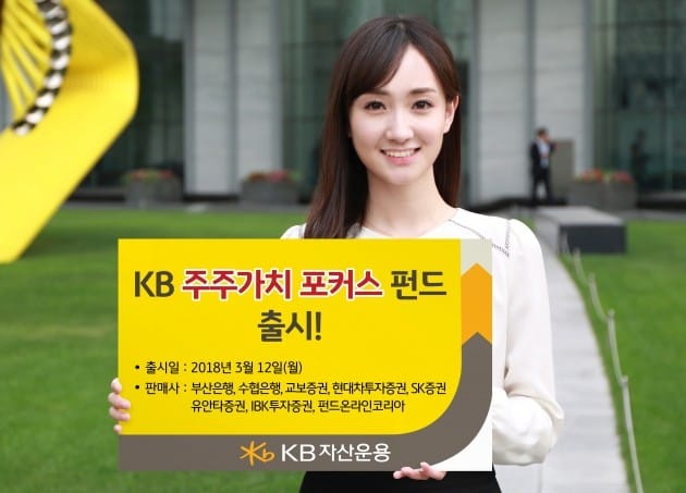 KB자산운용, KB주주가치포커스펀드 출시