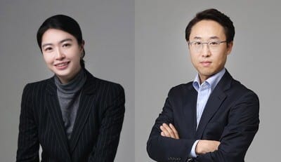 정신아(왼쪽)·유승운 카카오벤처스 공동대표. 카카오벤처스 제공