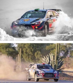 2018 월드랠리챔피언십(WRC)에 출전한 현대자동차. 