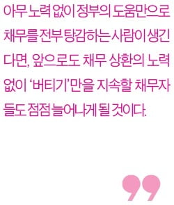 [생글기자 코너] 가계부채 경감정책에서 '도덕적 해이' 경계해야