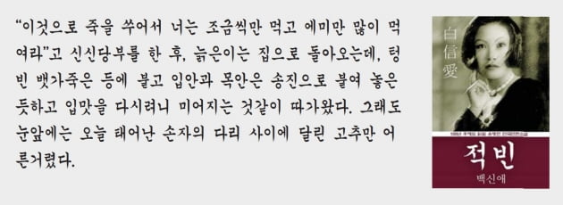 [문학이야기(8)] 백신애의 《적빈》