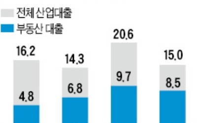 부동산업 대출 잔액 200조 넘었다