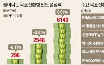 목표전환형펀드 투자자들 '당혹'