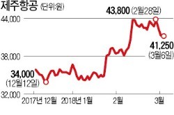 항공수요 늘고 점유율 확대… LCC주 '고공비행'