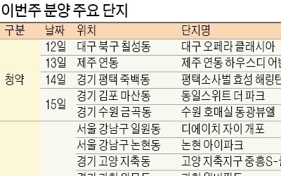 '개포8' '위버필드' 등 모델하우스 개장