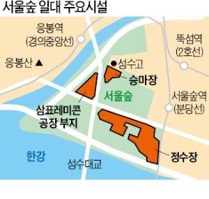 서울숲 61만㎡로… 40% 넓어진다