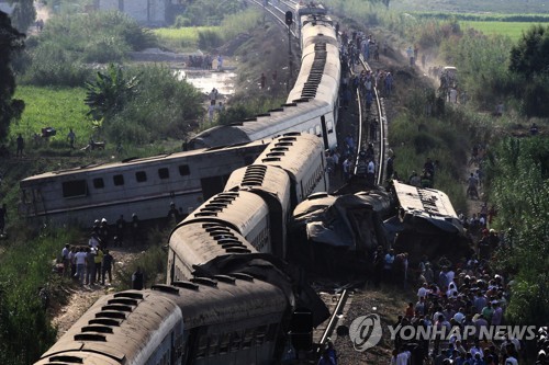 이집트서 또 열차사고… 최소 16명 숨지고 40명 부상