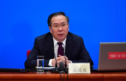 중국 정협 대변인 "미 일방주의 우려… 중국은 다자무역 수호자"