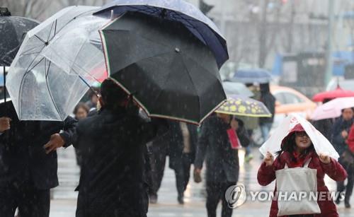 [날씨] 내일 전국 비 내리고 쌀쌀…강원·경북 산지에는 폭설