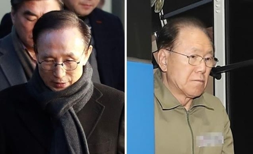 MB 검찰 소환 날, '국정원 뇌물 방조범' 김백준 재판 시작