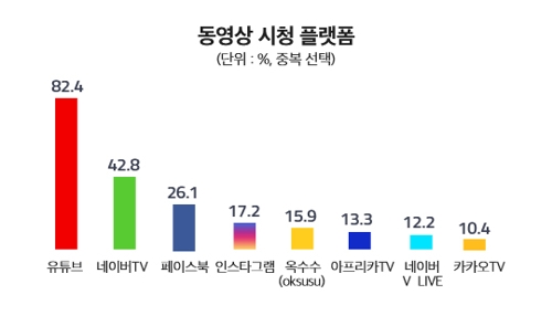 인스타그램만 나홀로 성장… 국내 이용률 15%P 급증