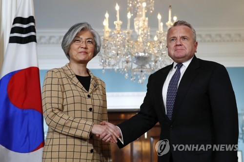 한미 외교수장 "북미정상회담은 역사적 기회… 최대압박은 지속"