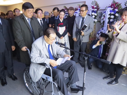 안중근 의사 추모식 중국 다롄서 거행… 한국정부 대표 2년만에 참석