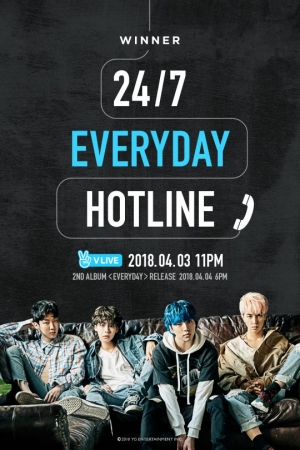 위너, 4월 3일 V LIVE 출연... &#39;핫라인 콜센터 방송&#39;