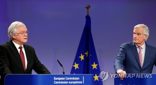 영국-EU "브렉시트 전환기간 2020년 말까지로 합의"