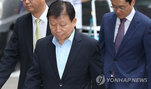 '후원금 대납' 고재호 대우조선 前사장 "청탁·대가 없어"