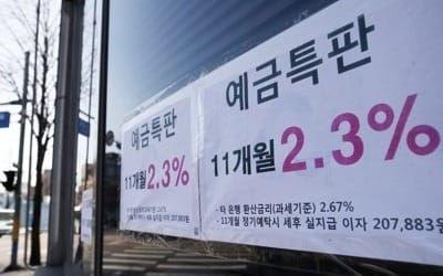 저금리에도 은행예금에 돈 몰렸다…작년 증가폭 6년래 최대