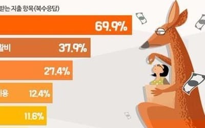 직장인 37% "나는 캥거루족"… 월평균 30만원 '부모 지원'