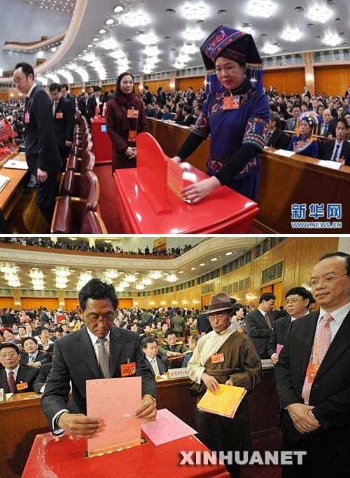 가림막 없는 중국식 투표… 세계는 '경악' vs 중국은 '익숙'