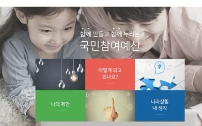 '정부예산 사용처 국민이 정한다' 국민참여예산 제안 접수