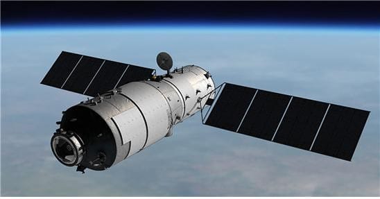 중국 최초의 우주정거장 ‘톈궁(天宮) 1호’ / 사진=과학기술정보통신부 트위터