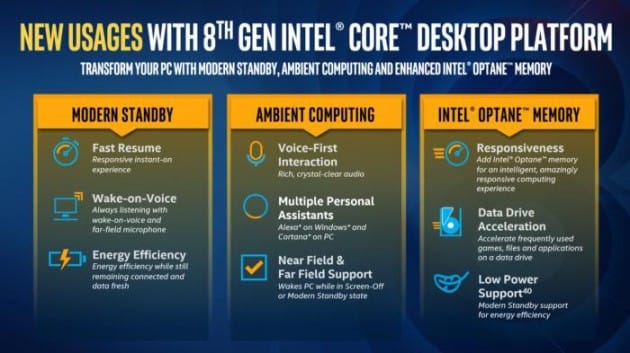인텔이 발표한 신형 CPU에 음성인식 AI 기능이 추가됐다.
