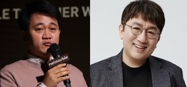 방준혁 넷마블 의장과 방시혁 빅히트엔터테인먼트 대표