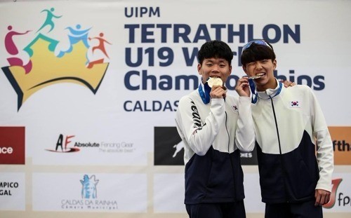 한국 근대5종, 유소년세계선수권 남자계주 금메달