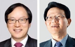 (좌)김용환 NH농협금융지주 회장, (우)김광수 전 FIU 원장