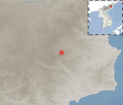 북한 풍계리 핵실험장 인근서 규모 2.3 지진…"핵실험 장소 5㎞ 지역"