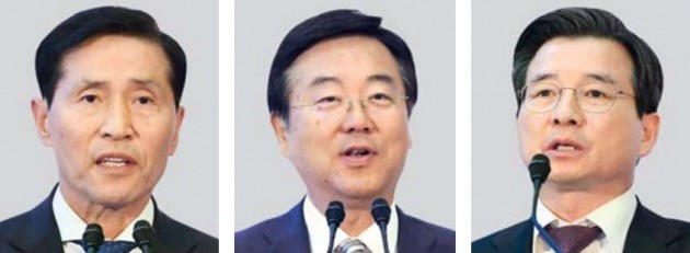 이학영 더불어민주당 의원(왼쪽부터), 김종석 자유한국당 의원, 김용범 금융위 부위원장.