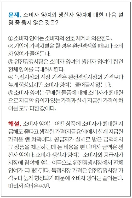 [테샛 공부합시다] 사회적 후생은 소비자 잉여와 생산자 잉여의 합… 가격이 하락하면 소비자 잉여가 증가해요