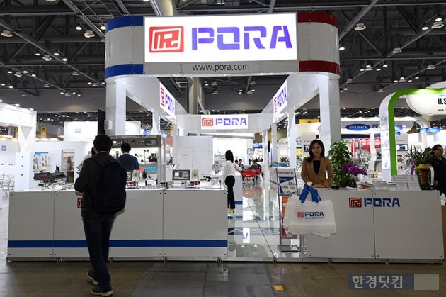 [포토] 보라전기공업, '모터 엑츄에이터방식 EPC 시스템을 선보여'(KOREA PACK)