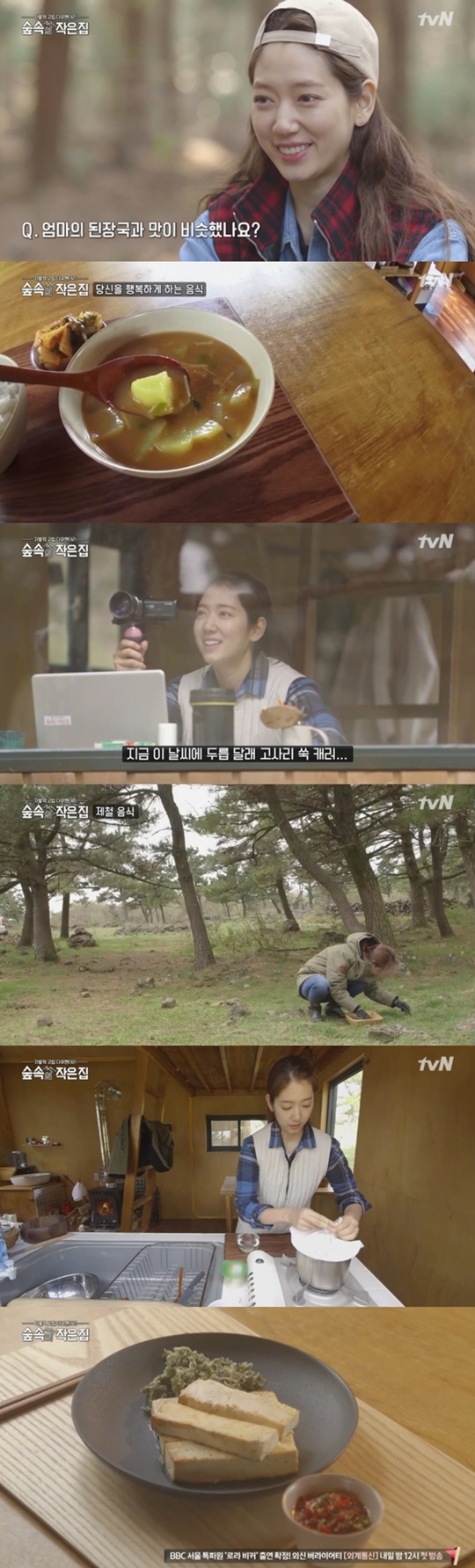 숲속의 작은 집 박신혜(사진=tvN '숲속의 작은 집' 방송 캡처)