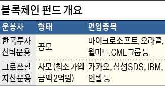 카카오·IBM 담는 블록체인 펀드 나온다