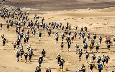 사하라사막 마라톤 대회… 인간의 한계에 도전하다