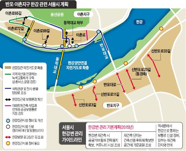 한강변 재건축 추진 아파트, 단지 내 공공 보행로 놓고 서울시와 갈등