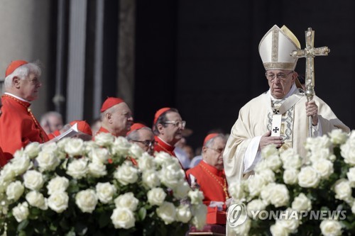교황 "한반도 대화, 결실 보길… 화해·평화 진전 소망"